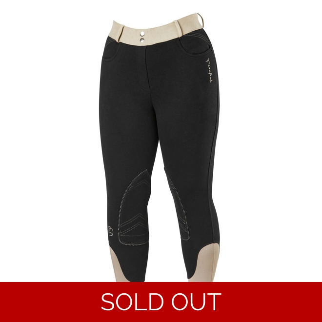product Image for Firefoot Farsley Fleece Lined Breeches Ladies Black/Mink